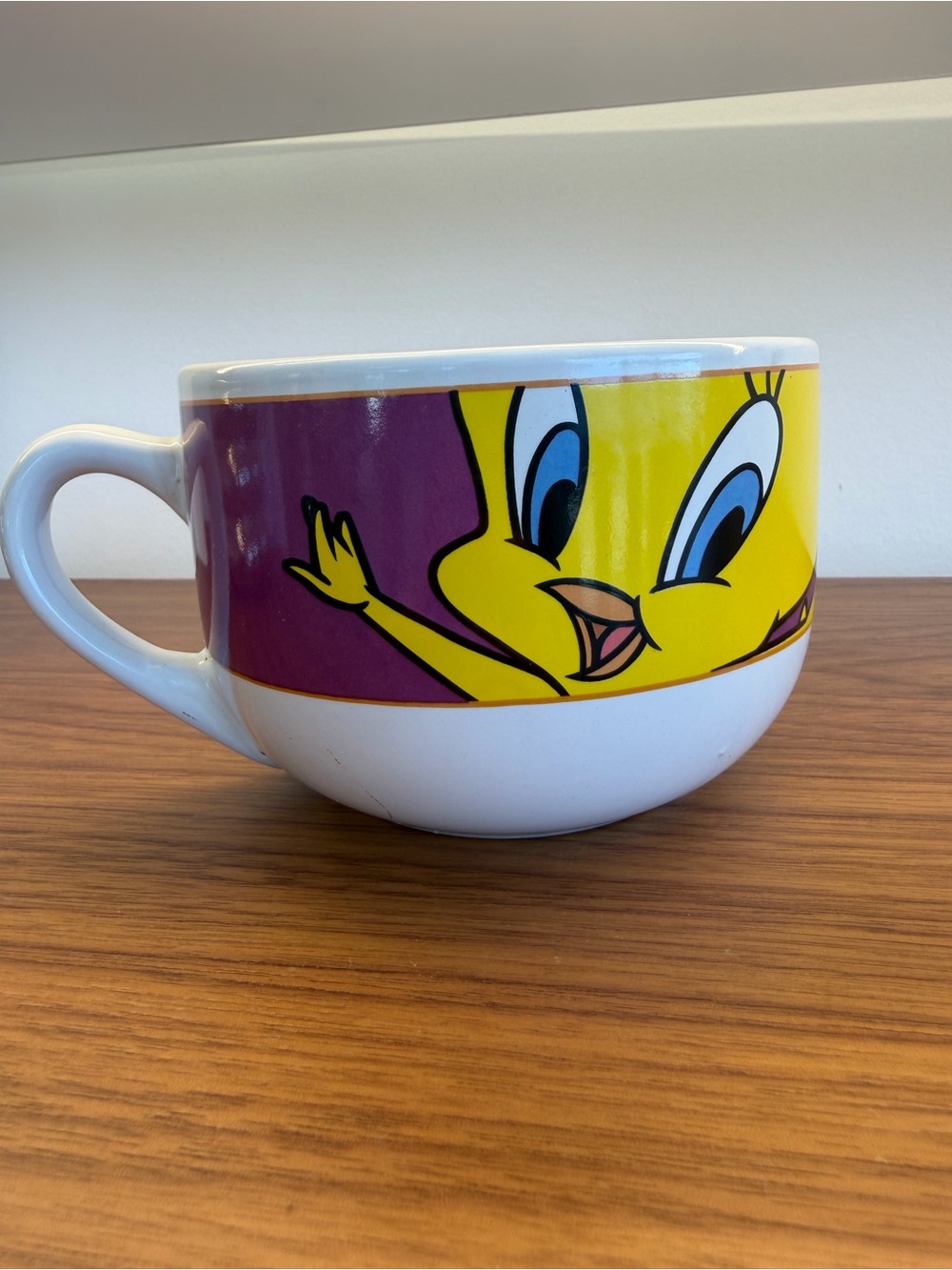 Gibson Looney Tunes Tweety Bird 1998 Ceramic Mug, Microwave/Dishwasher Safe